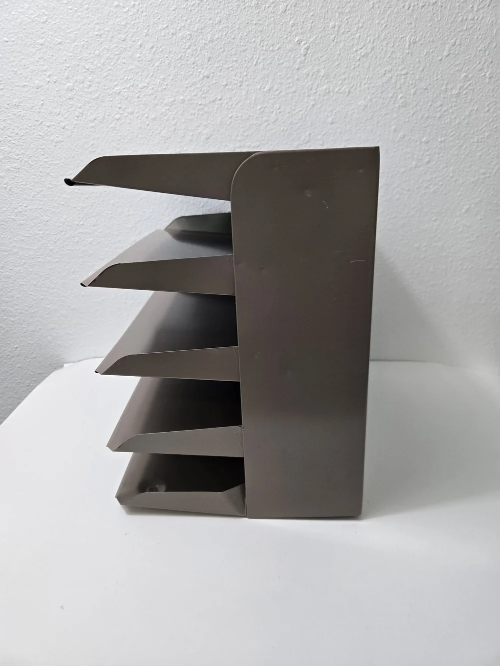 SteelMaster 5-Tier Stackable Desk Sorter in Taupe